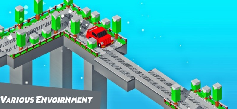 Crossy Bridge Blocky Game screenshot