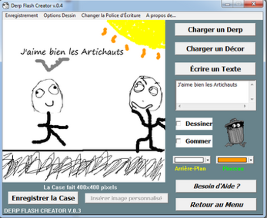 Derp Flash Creator Image
