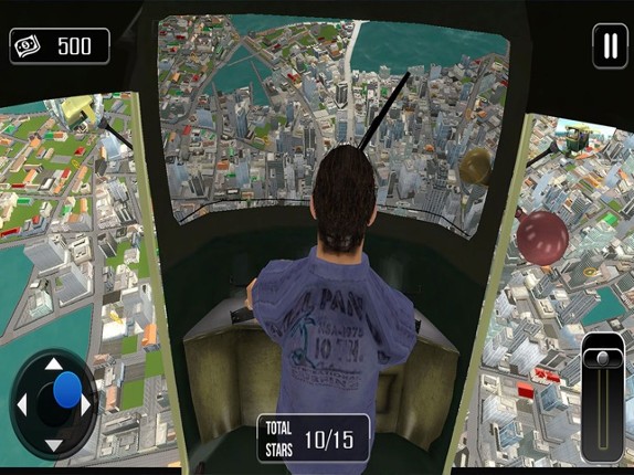 Futuristic Flying tuk tuk rickshaw simulator 3D screenshot
