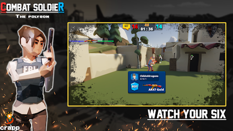 Combat Soldier - The Polygon screenshot