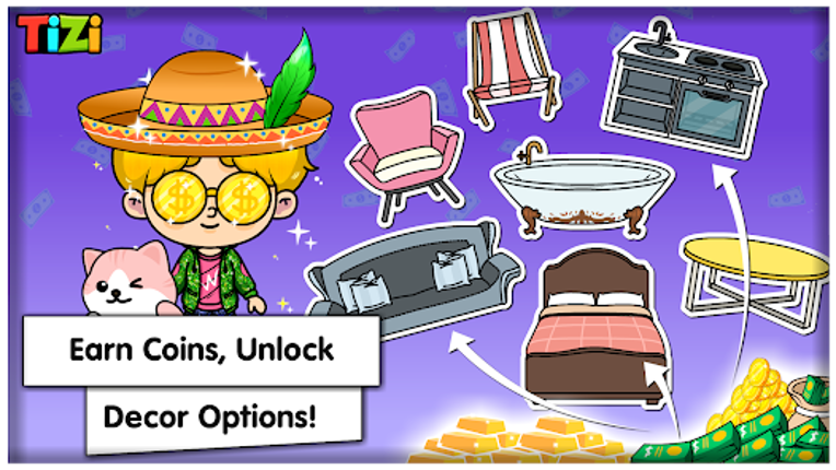 Tizi Town: Room Design Games screenshot