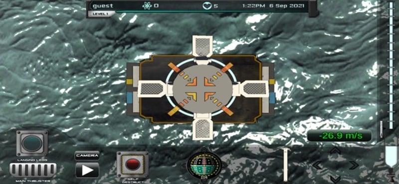 Intergalactic Rocket Landing screenshot