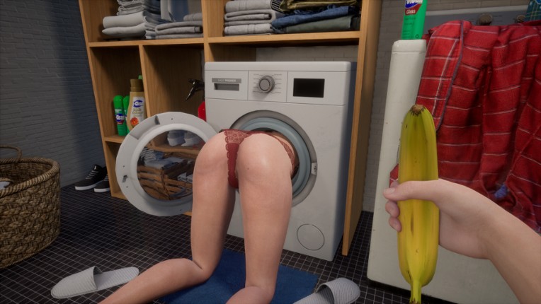Mom got stuck in the washing machine screenshot