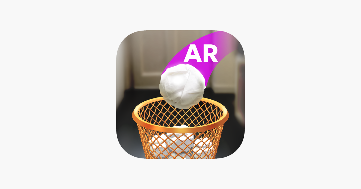 Games like Paper Bin AR - throw paper
