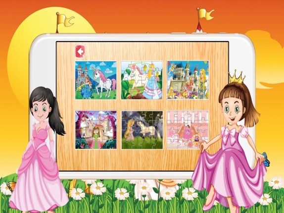 Princess Pony Jigsaw Puzzle for Toddlers and Girl Image