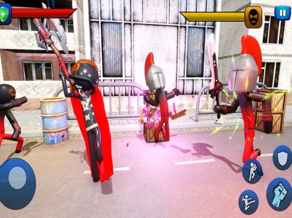 Stickman Fighting Shadow Ninja Image