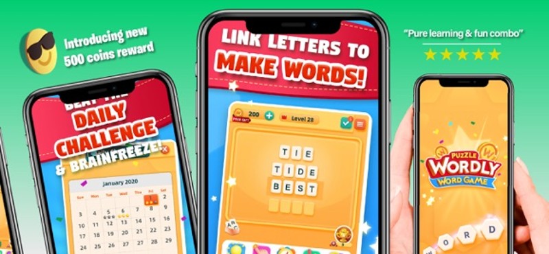 Wordly: Link to Create Words! screenshot