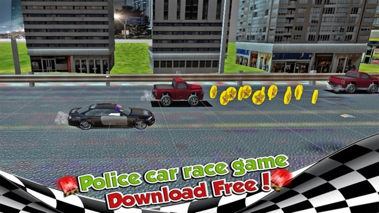 ` 3D Police Pursuit Racing car highway screenshot