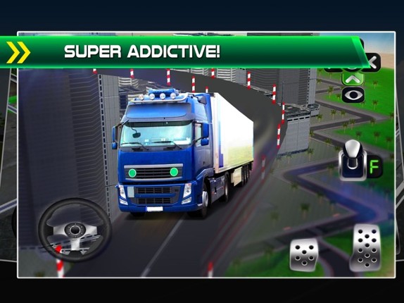 3D Truck Car Parking Simulator - School Bus Driving Test Games! screenshot