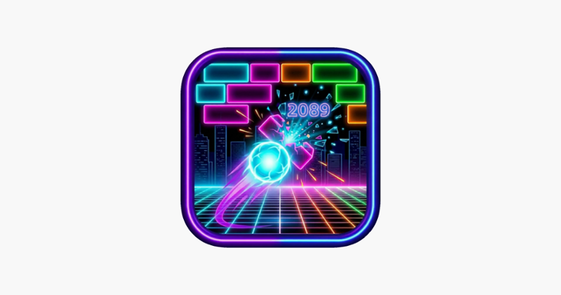 Brick Breaker: Neon Ball Blast Image