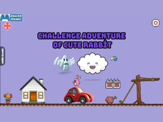 Challenge adventure of cute rabbit Game Cover