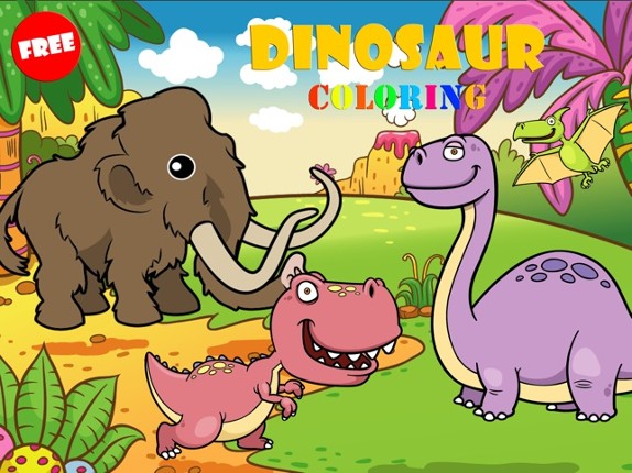 Dinosaur Coloring Book Game For Kids 3 screenshot
