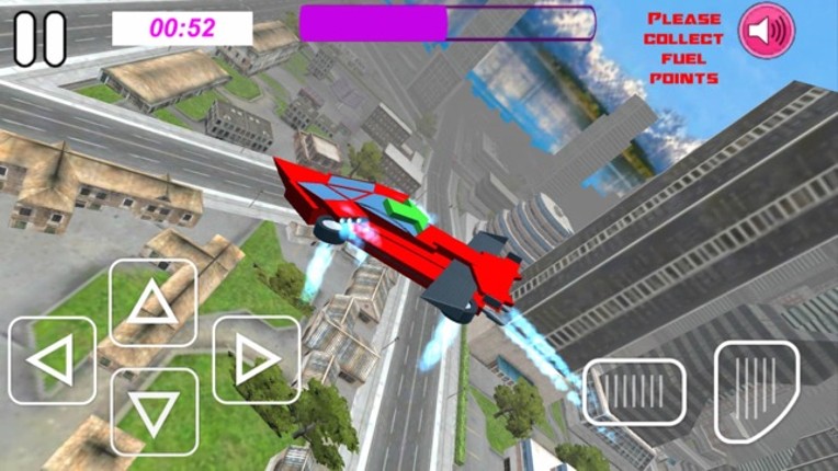 Flying Car Driving Simulator - Wings Flying N Driving 2016 screenshot