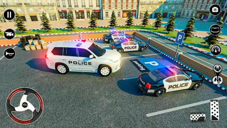 Police Prado Parking Car Games screenshot