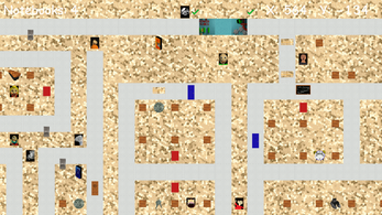 Baldi's Basics Plus 2D 2.0 (Level Editor Demo) screenshot