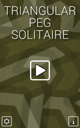 Triangular Peg Solitaire screenshot