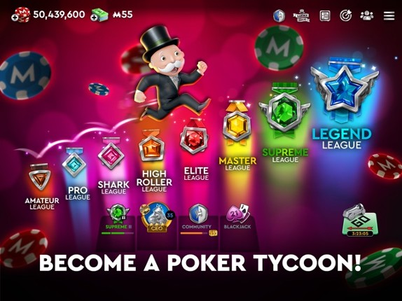 MONOPOLY Poker - Texas Holdem screenshot