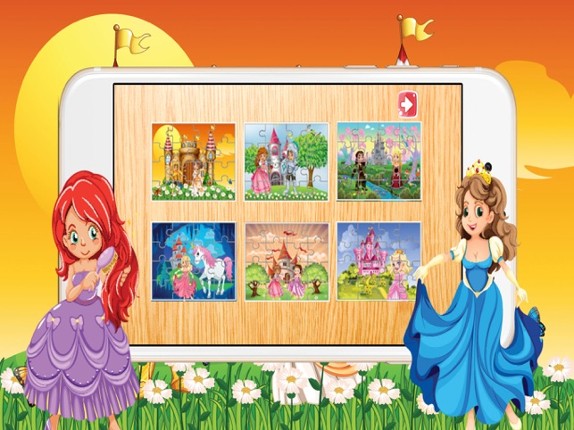 Princess Pony Jigsaw Puzzle for Toddlers and Girl Image