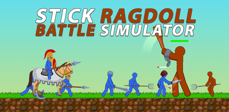 Stick Ragdoll Battle Simulator Game Cover