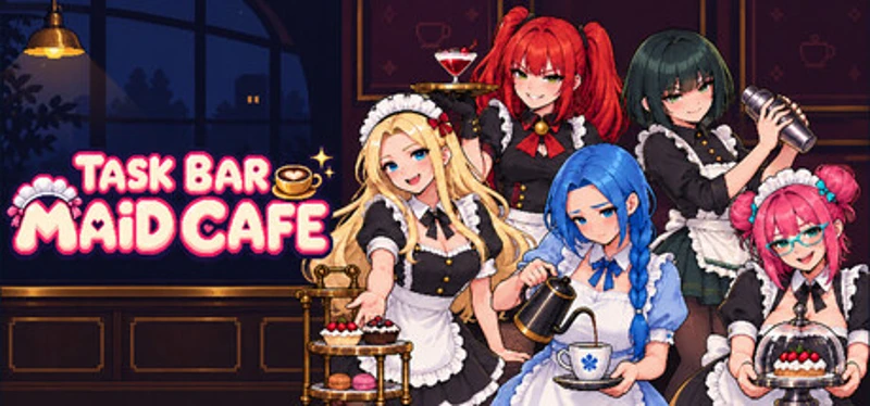 Task Bar Maid Cafe Image
