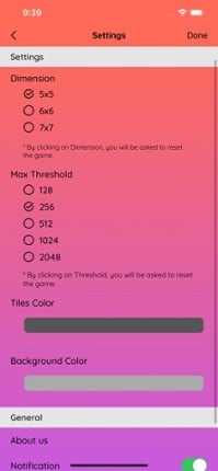 2048 Game &amp; Maths Tables screenshot