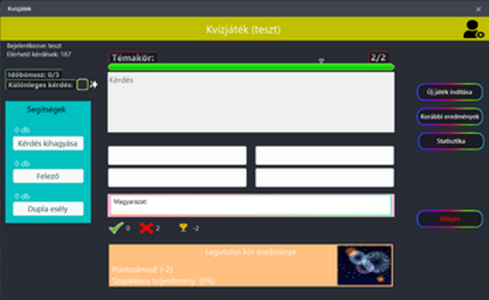 Agypároló kvízjáték Image