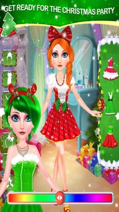 Christmas Girl Party Image