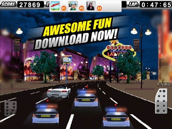Cop Chase Car Race Multiplayer Edition 3D FREE - By Dead Cool Apps screenshot