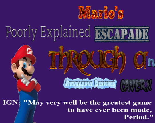 Mario's Poorly Explained Escapade Through an Awkwardly Designed Cavern Game Cover