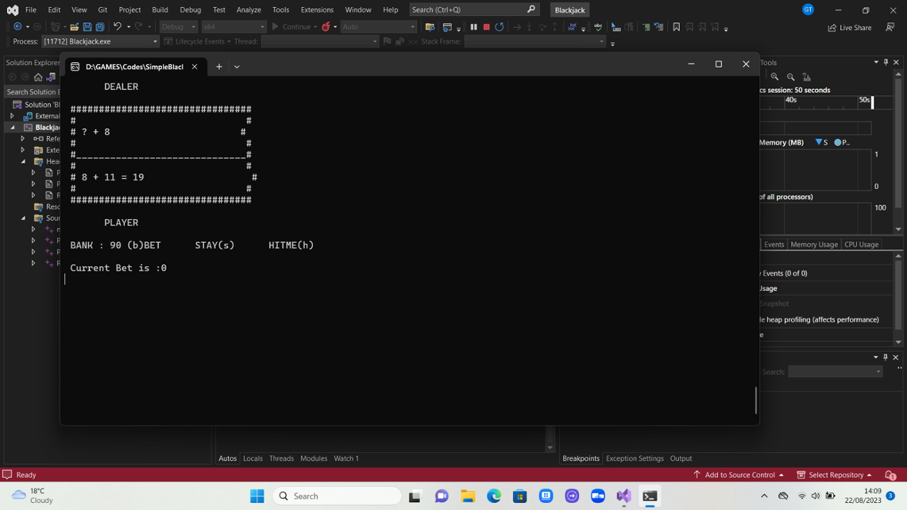 Games like SimpleBlackjack