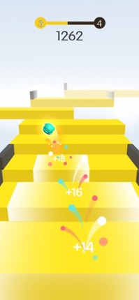 Jump Ball 3D - Colorful Stairs Image