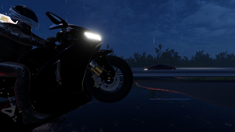 Motorcycle Night Ride screenshot