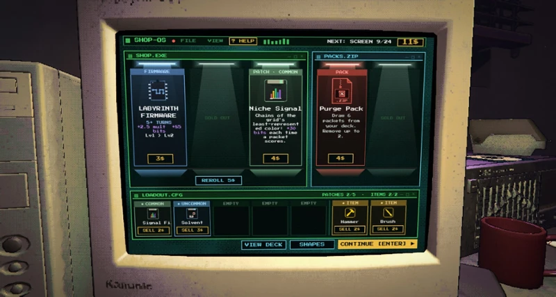 Shorted screenshot