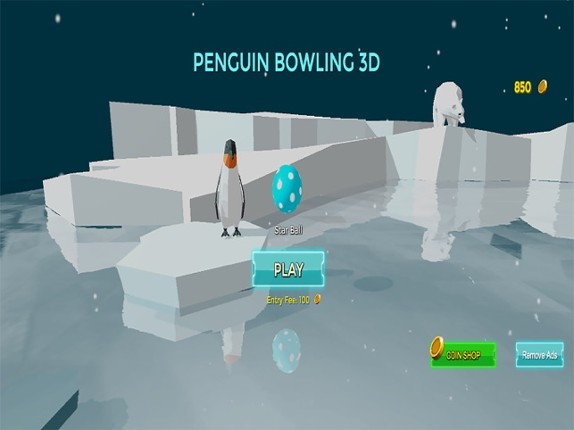 3D Bowling Games Penguin King screenshot