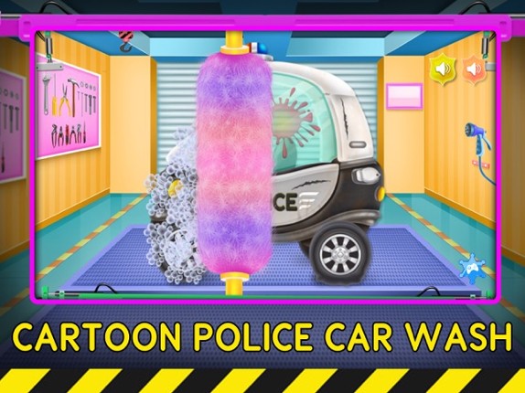 Cartoon Police Car Wash screenshot
