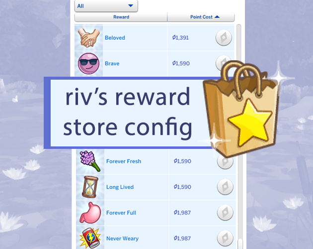 Games like riv's reward store config