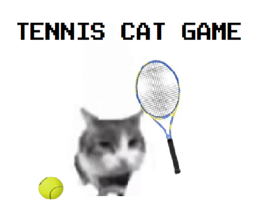 Tennis Cat Game Image