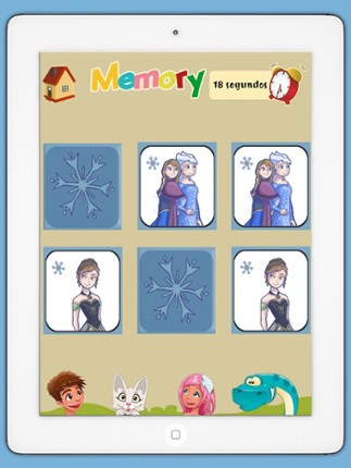 Memory game for girls: Ice Princess - learning game for girls Image