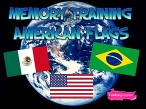 MEMORY TRAINING. AMERICAN FLAGS Image