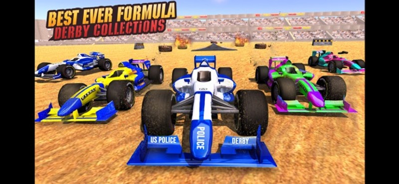 Police Formula Car Derby Games screenshot