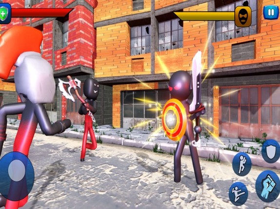 Stickman Fighting Shadow Ninja Image