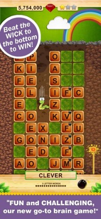 Word Wow - Help the worm down screenshot