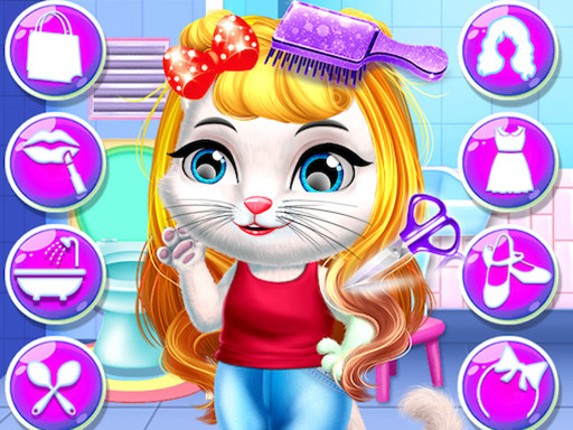 Chic Baby Kitty Hair Salon Game Cover