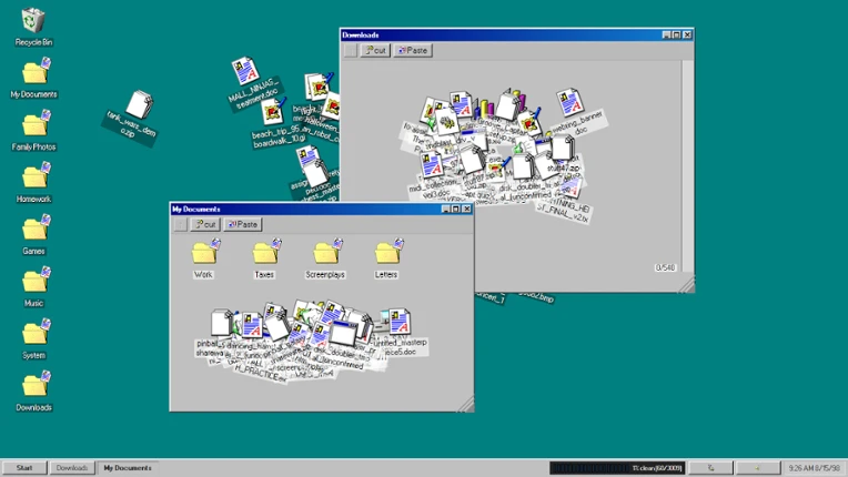 DESKTOP CLEANER 98 screenshot