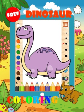 Dinosaur Coloring Book Game For Kids 3 screenshot