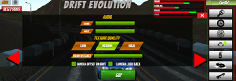 Drift Evoulotion Mobile Image