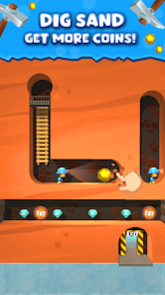 Mine Rescue: Gold Mining Games screenshot