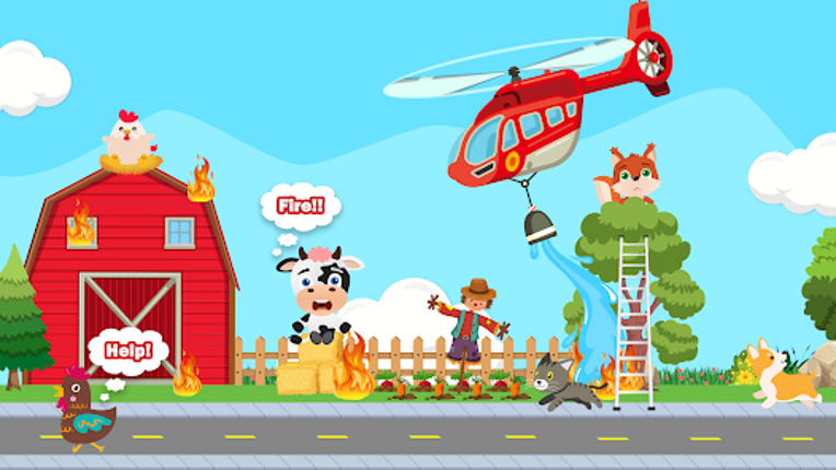 Fireman for Kids - Fire Truck Image