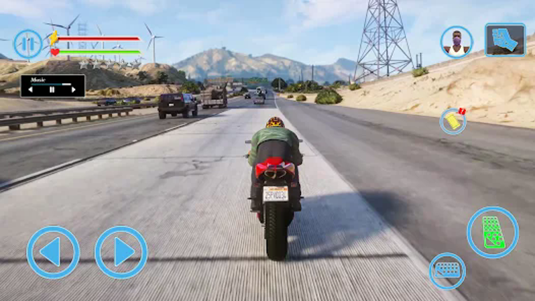 City Gangster Crime Car Games screenshot
