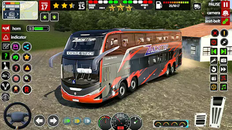 Offroad Bus Driving Bus Sim 3D screenshot